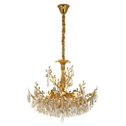 Citilux RITZ CL310082 Люстра хрустальная подвесная Золото