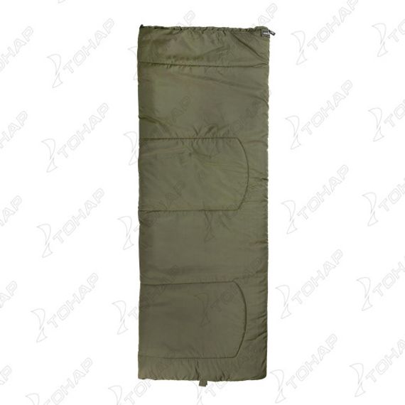 Спальный мешок-одеяло OLYMPUS 200B (185х70, холлоф., зеленый/город) (T-HS-SB-O-200B-NC) Helios