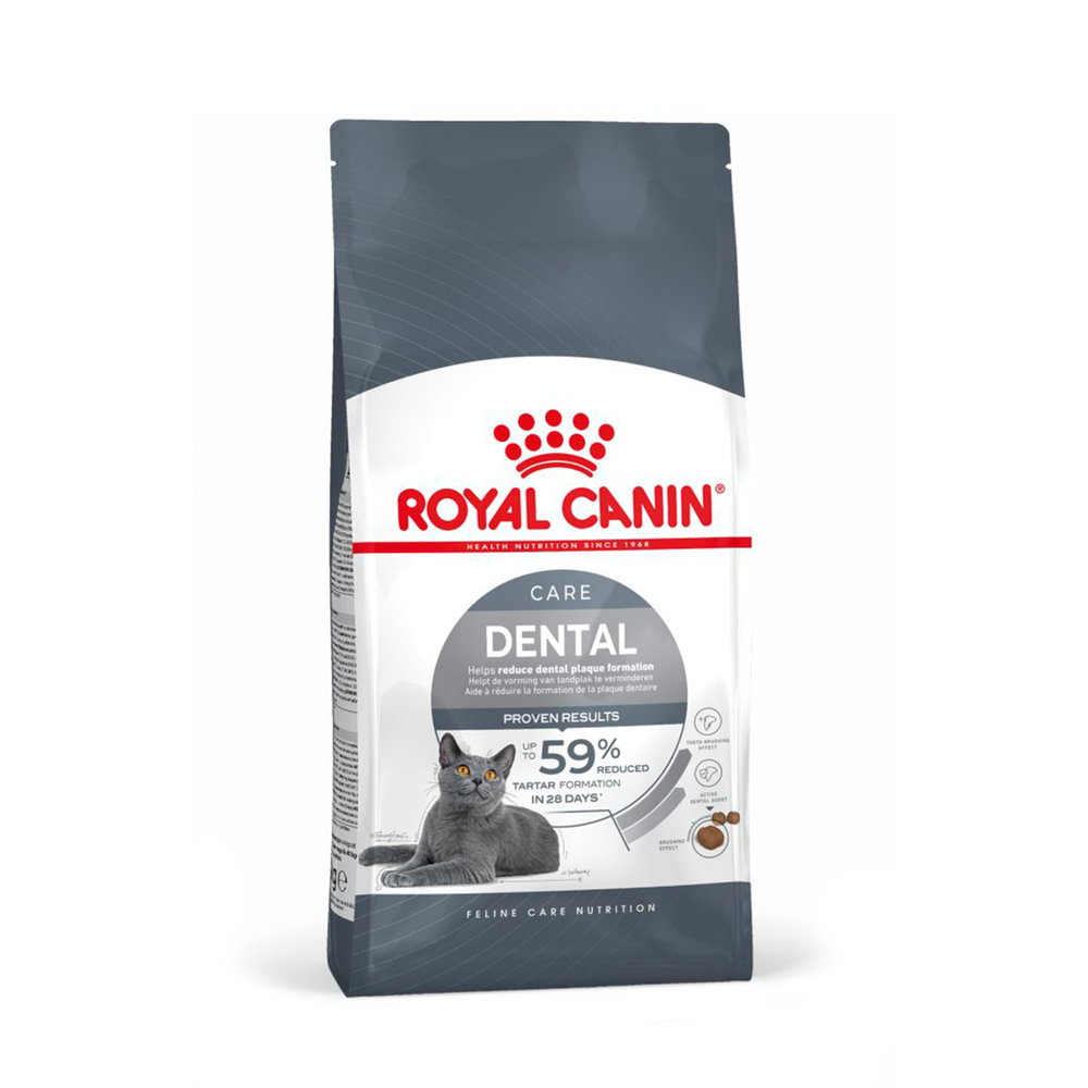 Royal Canin Dental Care Дентал Кэа Корм сухой для взрослых кошек поддержание здороья ротовой области 400г