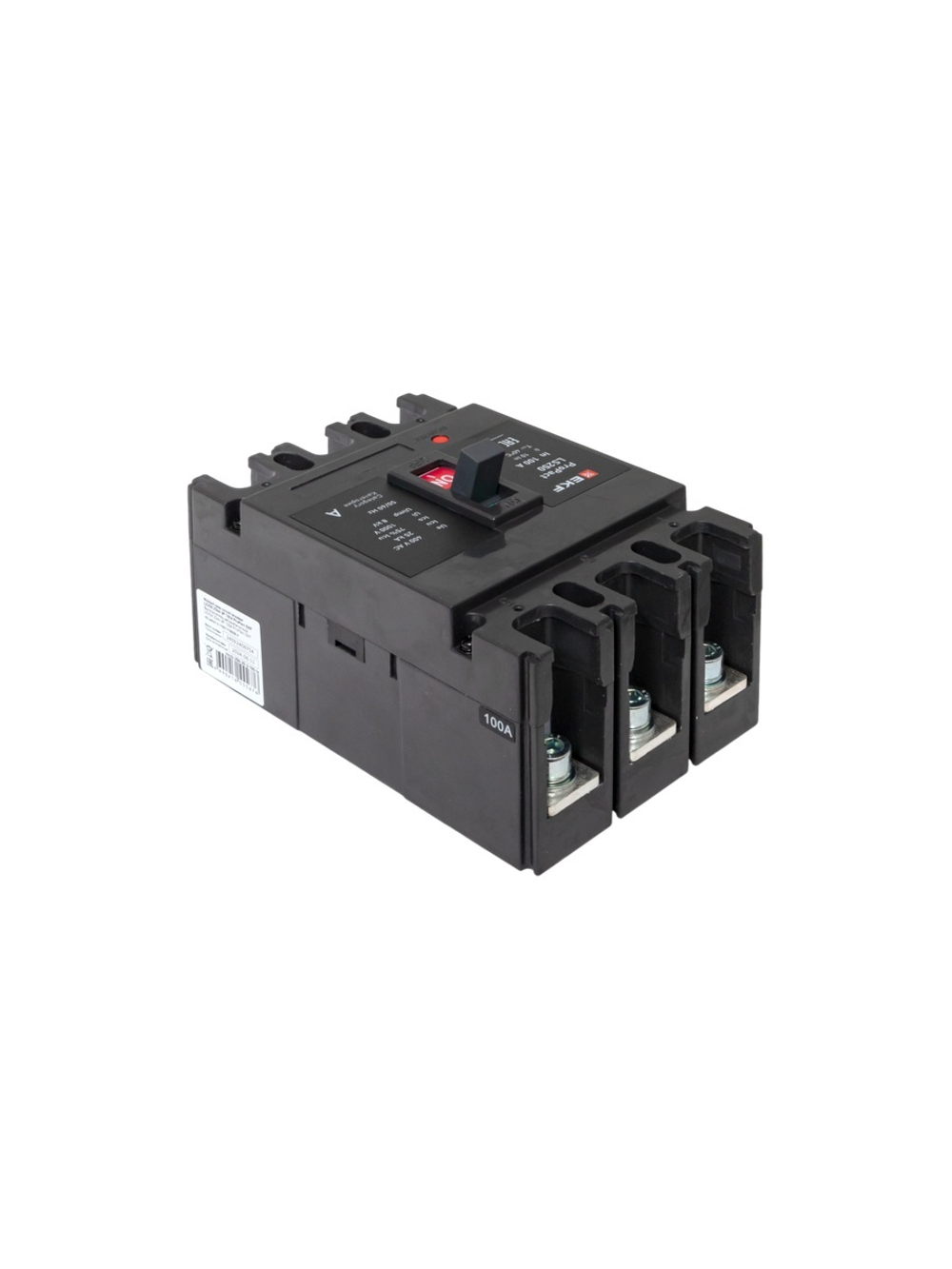 Выключатель автоматический 3п 100А 25кА LS250 ProPact EKF mccb-250-25-3-100-ls