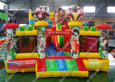 Надувной батут "В гостях у совы", 6,5*4,8*3,4 м