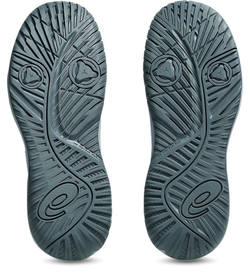 Детские теннисные кроссовки Asics Gel-Resolution X GS - grey blue/pistachio