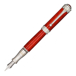 Перьевая ручка Aurora 100° Anniversario Red CT, перо — F, в подарочной коробке