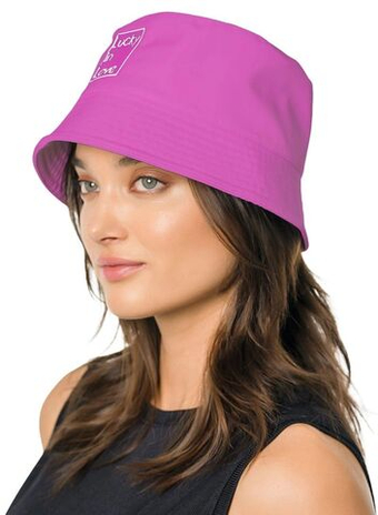 Теннисная кепка Lucky in Love Core Lucky Bucket Hat - Розовый