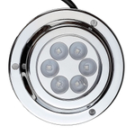 Светильник подводный, синий, 10-/30 В, 12 Вт, нерж. сталь (10269208)