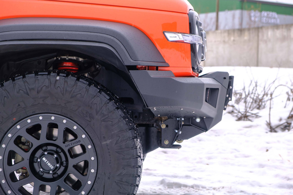 Tank300 Бампер силовой передний STC с противотуманными фарами и балкой дальнего света