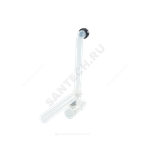 Сифон для кондиционеров трубный DN32xDN40 с обратным клапаном, прозрачный HL HL136NT