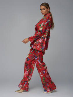 Пижамный костюм с ирисами