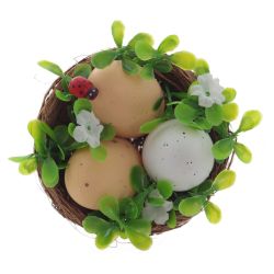 GAEM Изделие декоративное "Гнездо пасхальное", L8 W8 H5 см