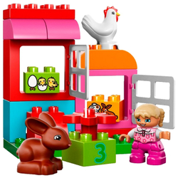 LEGO Duplo: Лучшие друзья: Курочка и кролик 10571 — All-in-One-Pink-Box-of-Fun — Лего Дупло