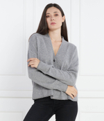 Хлопковый кардиган Liu Jo - серый(MF3030 MS009)