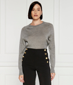 Хлопковый свитер Max Mara Leisure - серый(263660886)