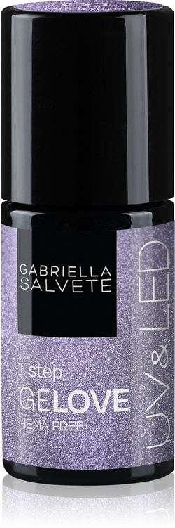 Gabriella Salvete Over The Moon Midnight - Гибридный лак для ногтей 3-в-1 с ультрафиолетовой / светодиодной лампой, 8 ml