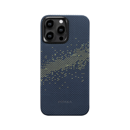 Чехол Pitaka Fusion Weaving MagEZ Case 4 для iPhone 15 Pro Max Milky Way Galaxy