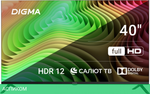 Телевизор Digma DM-LED40SBB36 черный/черный