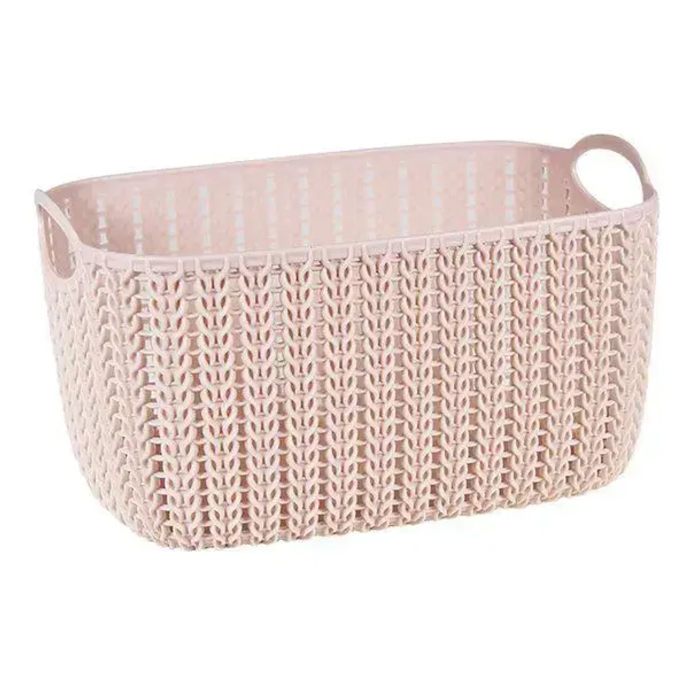 Корзинка ВЯЗАНИЕ 4л чайная роза 0,13,17х0,24м (комплект 12 шт)