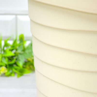 Кашпо Бархан 12л, кремовый