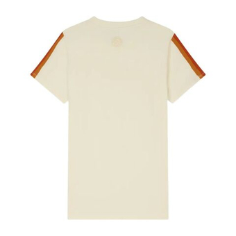 Женская теннисная футболка Roland Garros Color Lines - ecru