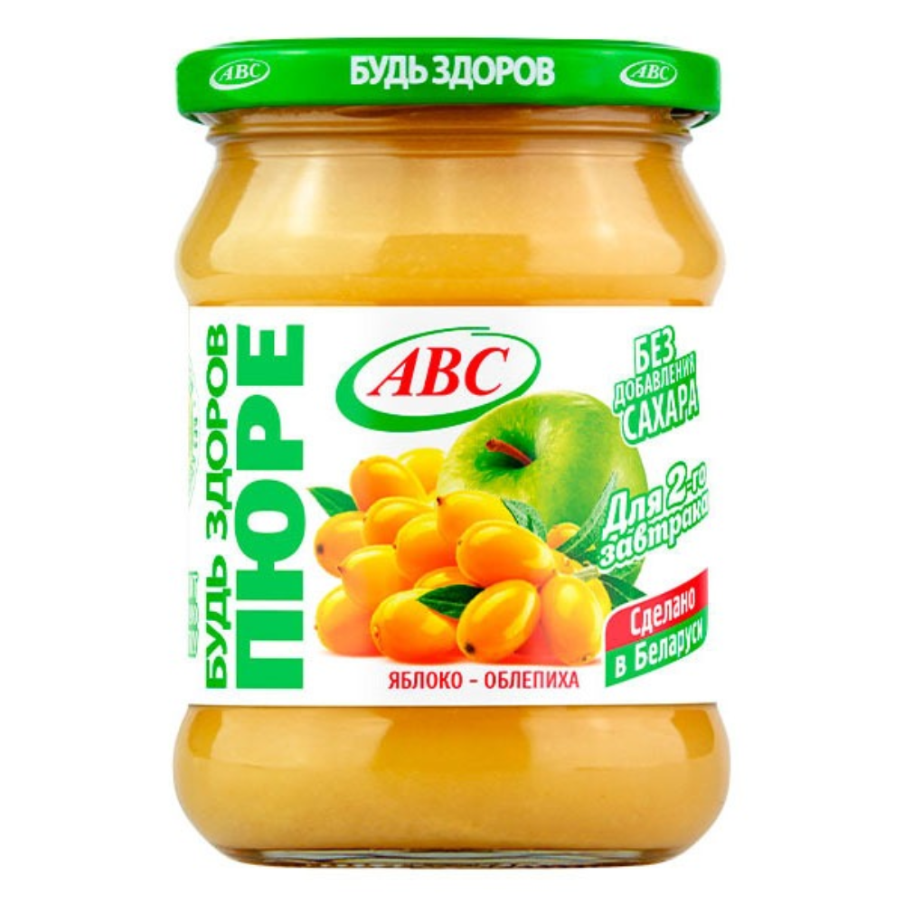 Пюре фруктовое Abs Яблоко-облепиха 450 гр