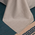 Комплект постельного белья Сатин с Одеялом 100% хлопок на резинке OBR135