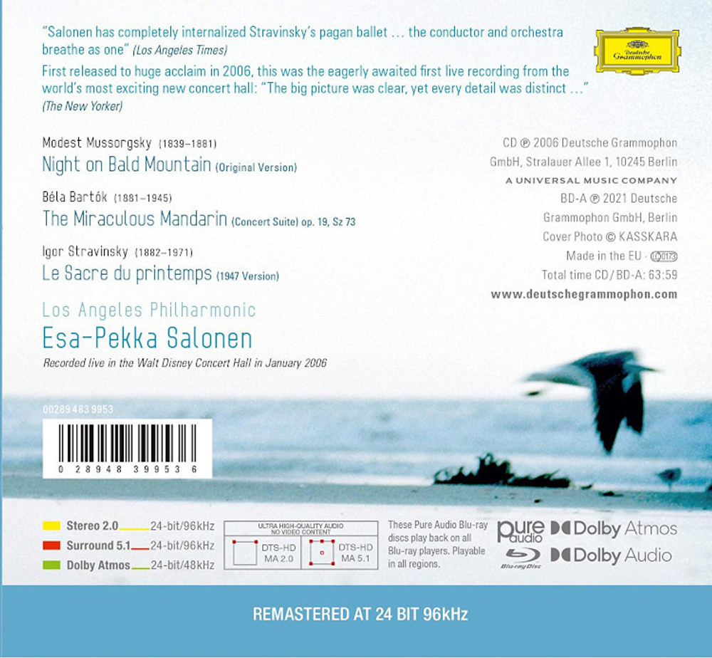 Esa-Pekka Salonen, Los Angeles Philharmonic / Le Sacre Du Printemps (CD+Blu-ray Audio)
