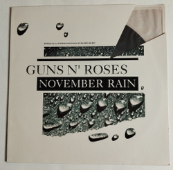 Винтажная виниловая пластинка LP Guns N Roses November Rain (UK 1992) Limited Edition