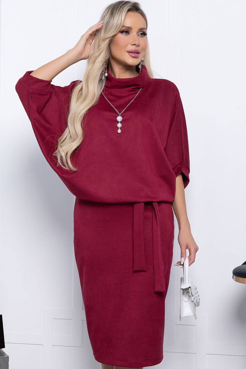 Платье "Антония" П7211 (ягодный) LT Collection (Акция)