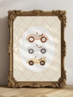 Постер для детской 30х40 см ретро