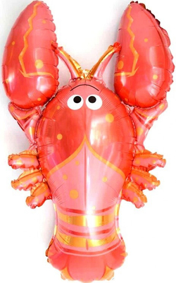 Шар (39""/99 см) Фигура, Лобстер, 1 шт. В227