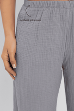 Брюки-палаццо Муслин (серые) Б14581-52М LT Collection