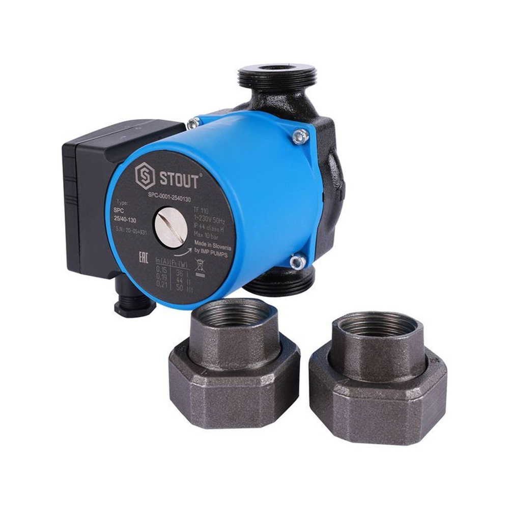 Насос циркуляционный Stout 25-40-130