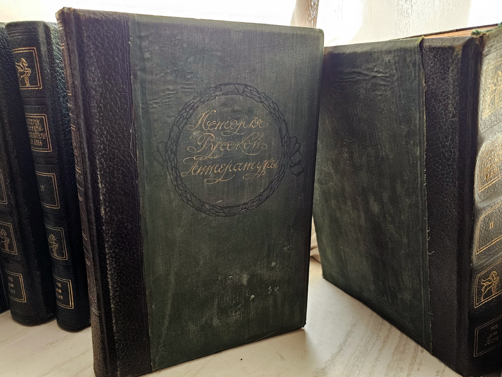 "История русской литературы XIX в. (в пяти томах) + Русская литература XX века ( в трех томах)". 1914г.