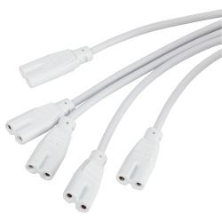 Разветвитель сетевой для линейных светильников ЭРА 5х IEC C7 2pin+timer на 5 точек с таймером 9, 12, 15H 2м | Аксессуары для фито светильников