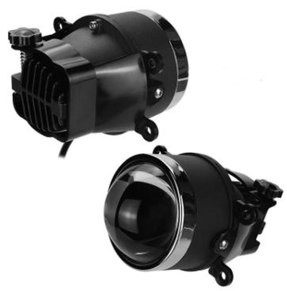 ПТФ LED 2180/2190(с19г) 30W (W+Y+(WY)) Линз 4реж.ближ/дальн.с регулир.(пара) GQ9091-Laser