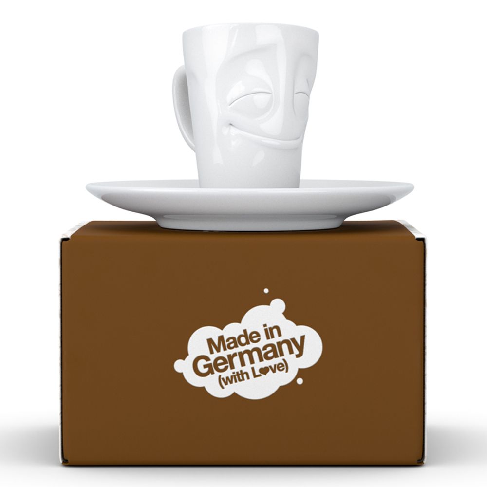 Кофейная пара Cheery, 80 мл, белая