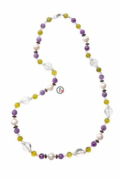 Бусы Лавандовый лимонад