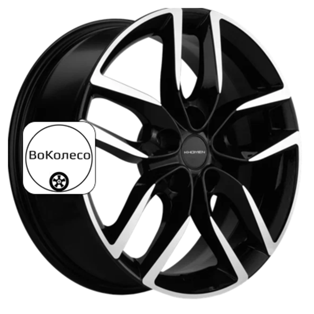 6,5x17/5x114,3 ET37 D66,5 KHW1708 (Jolion) Black-FP Khomen Wheels