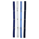 Baby Buddy, Secure-A-Toy, для детей от 4 месяцев, черный / темно-синий и голубой / белый, 4 ремешка