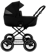 Детская коляска Roan Bass Next Classic Кожа d12 2 в 1 RCL300/1 Black