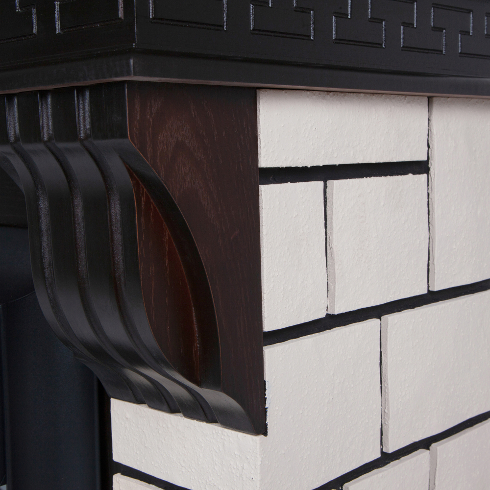 Каминокомплект Real Flame Stone AO-297 с очагом 3D Oregan