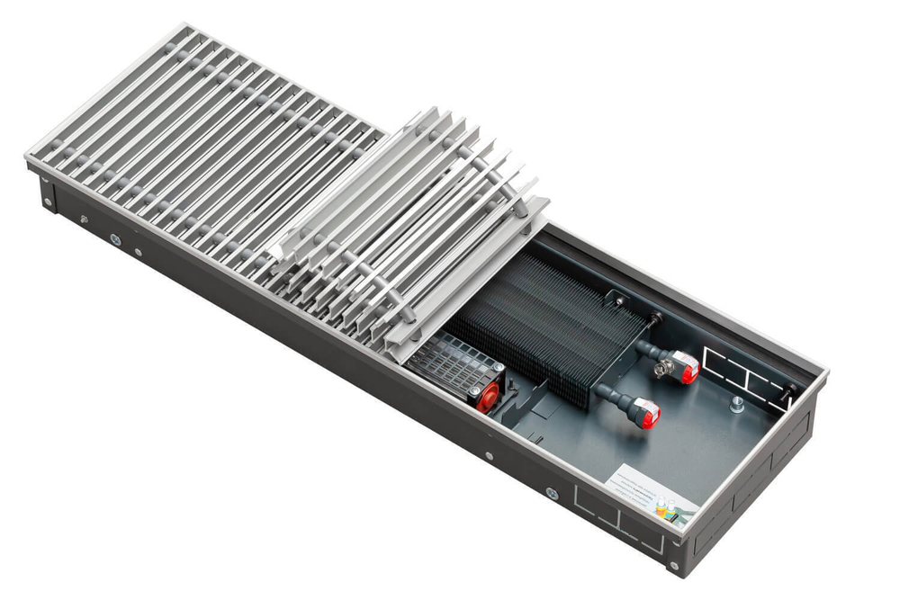 Внутрипольный конвектор Vent KVZV 250-85-3200 с принудительной конвекцией