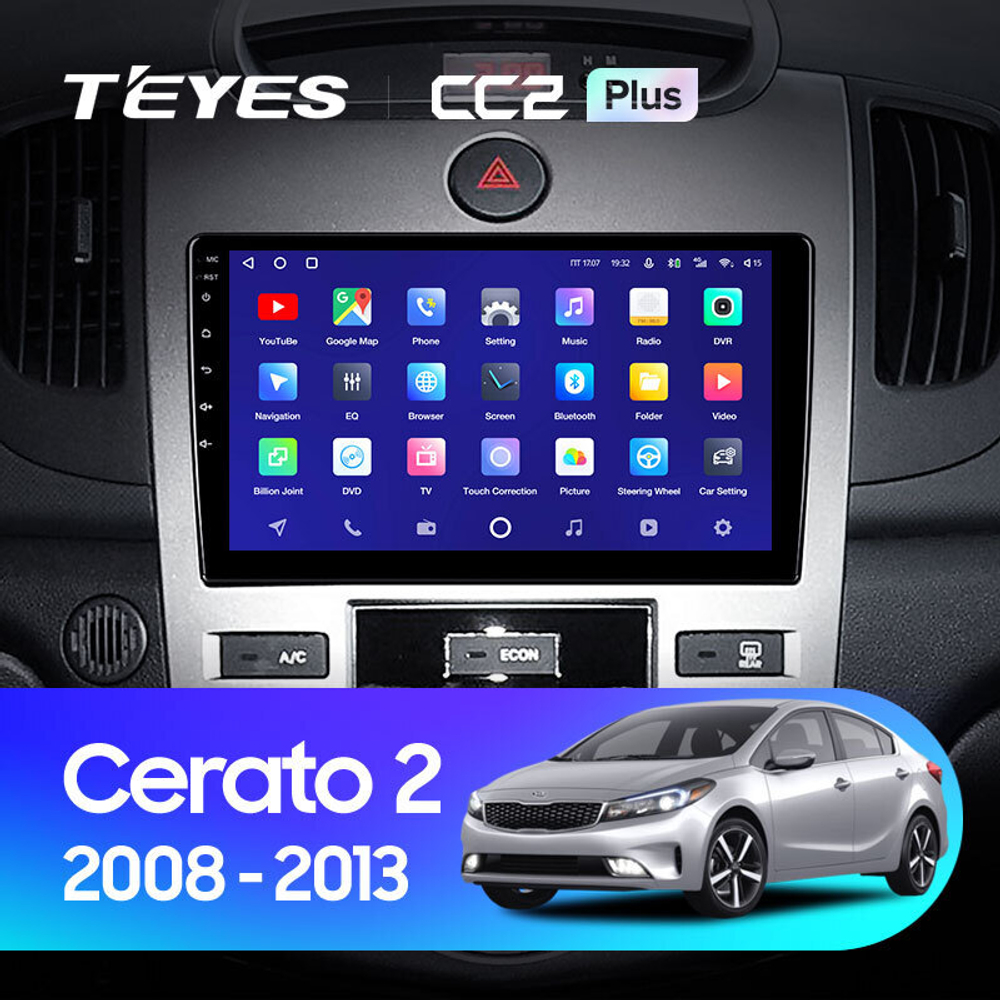 Teyes CC2 Plus 9" для KIA Cerato 2008-2013