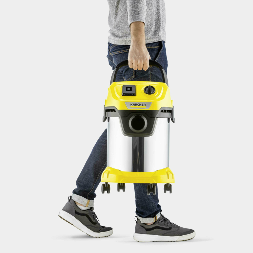 Хозяйственный пылесос KARCHER WD 3 P S V-17/4/20 (YSY) *EU 1000 Вт,17 л,шланг 2 м (1.628-190.0)
