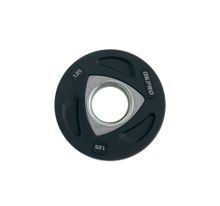 Диск олимпийский полиуретановый 1,25 кг OKPRO серый лого