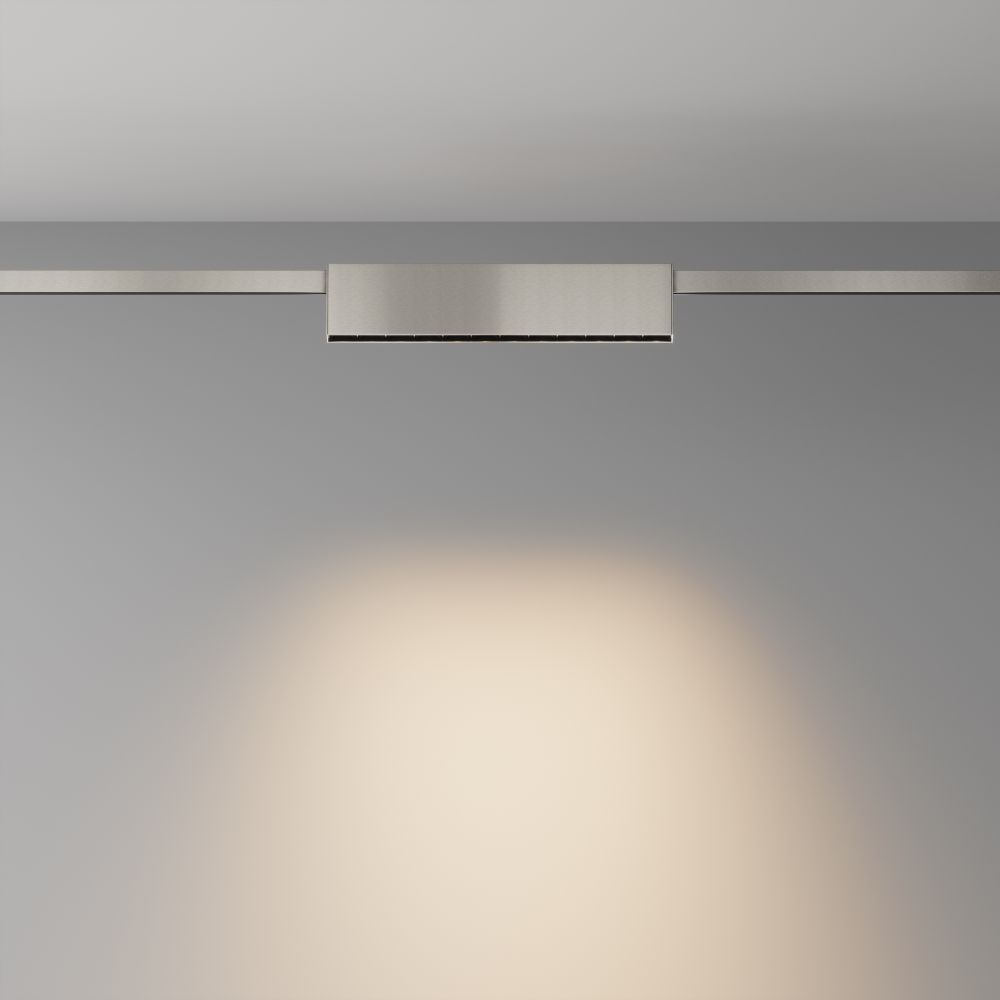 Трековый магнитный светодиодный светильник Maytoni Flarity   TR150-1-12W3K-M-PT