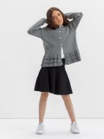 Кардиган серый для девочки арт. АТ509 (серый / 158)