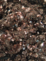 Хлопья - слюда 88303 Шоколадный прозрачный глянец - для литья изделий и творчества