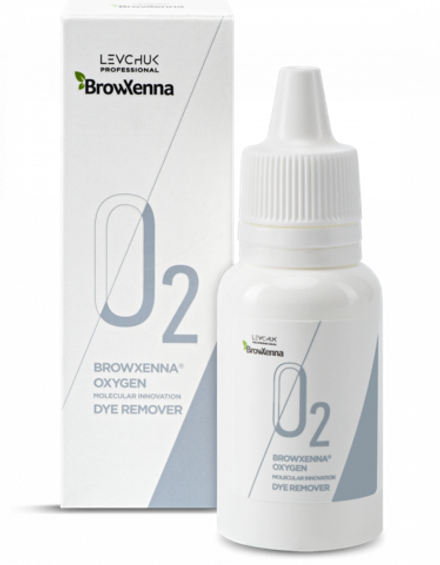 Ремувер для снятия краски с кожи OXYGEN О2 BrowXenna, 35 мл, 1 шт