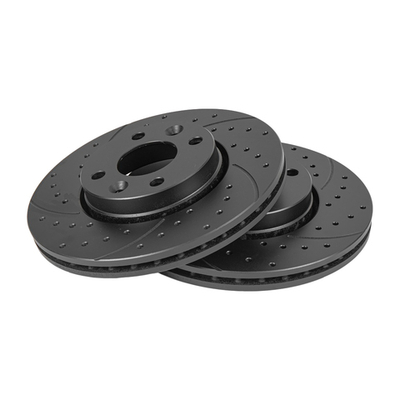 Диск тормозной GANZ передний перфорированный PRO-Line с покрытием (комплект - 2 шт) NISSAN / RENAULT / Lada Largus +ABS D=260mm Арт.: GIJ10021S