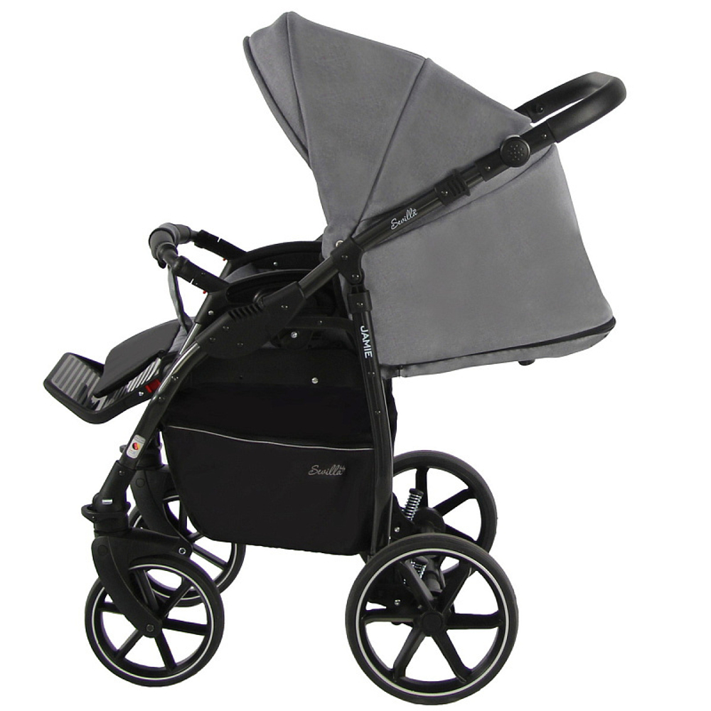 Детская коляска 3 в 1 Sevillababy Jamie серый